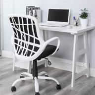 🪑 comfortable and stylish office chair with wheels - ergonomic small desk chair for teens and home office logo