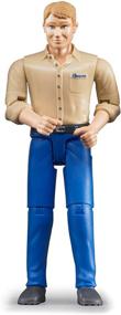 img 1 attached to 👖 Фигурка Bruder в джинсах светлого цвета: стильная и реалистичная коллекционная игрушка