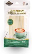 🎍 bamboo coffee stirrers for brewing and filling logo