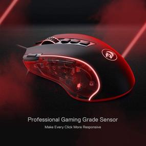 img 1 attached to 🖱️ Redragon M612 Predator RGB Игровая мышь: 8000 DPI, 11 программируемых кнопок, 5 режимов подсветки - Мышь для истинного геймера