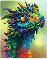 kimily diy paint by numbers dragon kit - acrylic painting for 🐉 adults & kids, ideal for home décor - wall art & room decoration logo