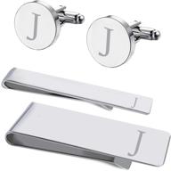 personalized initials men's accessories - bodyj4you cufflinks button logo