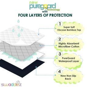 img 1 attached to 🚼 Waterproof Changing Pad Liners [3 Pack] - Extra Large 27" X 14" - Baby Diaper Changing Table Pad