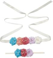 maternity flower headband jb22 d5 white women's accessories logo