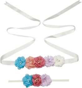 img 2 attached to Maternity Flower Headband JB22 D5 White Women's Accessories