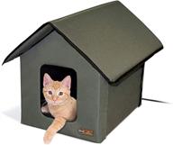 🐈 k&amp;h pet products: outdoor kitty house cat shelter – weatherproof and cozy haven for your feline friend логотип