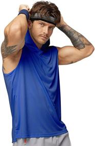 img 2 attached to MIER Men's Active 🏋️ Sleeveless Exercise Top with Enhanced Protection