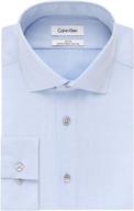 👔 calvin klein herringbone spread collar men's clothing and shirts: timeless style and quality logo