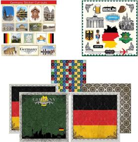 img 1 attached to Scrapbook Customs Stickers Germany Sightseeing