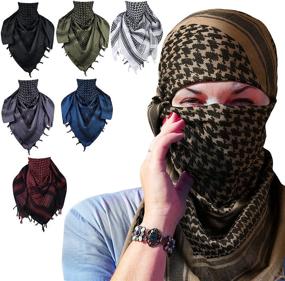 img 4 attached to 🧣 Ultimate Tactical Military Head Scarf Mask for Superior Protection