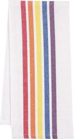 img 2 attached to 🌈 KAF Home Pride Rainbow Love is Love Kitchen Dish Towels, Set of 4, Cotton Rich, 18 x 28 inches