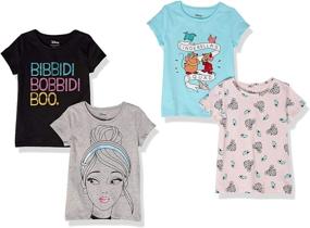 img 3 attached to Spotted Zebra Disney Short Sleeve T Shirts: Trendy Girls' Clothing for Tops, Tees & Blouses
