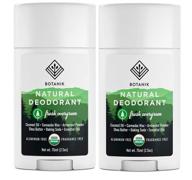 🌿 botanik natural deodorant - men's organic aluminum-free deodorant - fresh evergreen (2 pack) logo