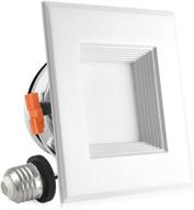 luxrite recessed equivalent dimmable downlight logo