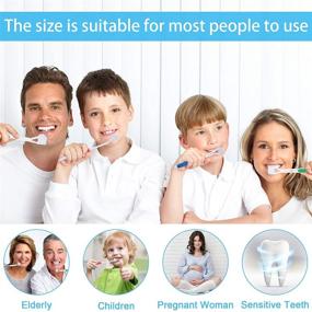 img 1 attached to 🦷 3 Sided Autism Toothbrush for Adults and Kids - Soft Bristles, Deep Cleaning, 8 Pieces, Multiple Colors