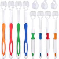 🦷 3 sided autism toothbrush for adults and kids - soft bristles, deep cleaning, 8 pieces, multiple colors logo