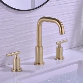 img 3 attached to 🚰 TRUSTMI 2-Handle Widespread Bathroom Faucet Set Included