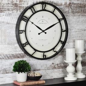 img 3 attached to 🕰️ Classic Elegance: FirsTime & Co. Kensington Wall Clock - Timeless Beauty at Your Fingertips
