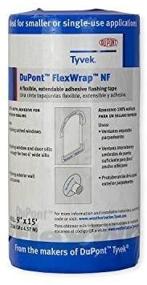 img 1 attached to 🔒 DuPont FlexWrap NF: Highly Adhesive Butyl Flashing Tape | 9" x 15' Roll