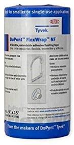 img 3 attached to 🔒 DuPont FlexWrap NF: Highly Adhesive Butyl Flashing Tape | 9" x 15' Roll
