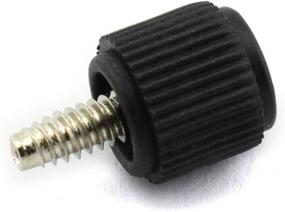 img 2 attached to 🔩 DZS Elec 10pcs #6-32 Black Thumb Screws - Carbon Steel, Nickel Plated, Philips Head, Computer Case Fastener Screws