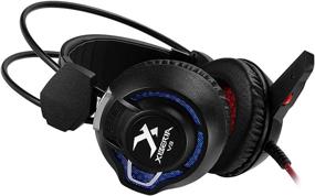 img 2 attached to Enhanced Darkiron V3 PC Gaming Headset with Microphone, Volume Control - Ideal for Tablet, Computer Gaming (Black)