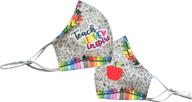 🎨 ny must teach, love, and inspire with reusable & washable gray crayons fashion balaclava cover - breathable bandanna with filter slot, 100% cotton inside layer for men and women - perfect for back to school! logo