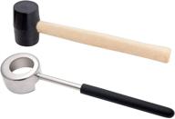 🥥 fanatu young coconut opener tool set – effortless & safe coconut opening tool – food grade stainless steel coconut opener set with hammer logo