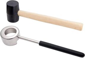 img 4 attached to 🥥 FANATU Young Coconut Opener Tool Set – Effortless & Safe Coconut Opening Tool – Food Grade Stainless Steel Coconut Opener Set with Hammer