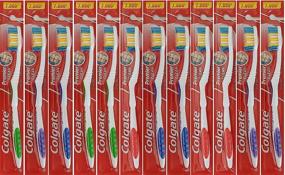 img 2 attached to Colgate Premier Classic 🪥 Clean Medium Toothbrush Set (12-Pack)