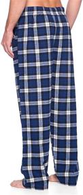 img 2 attached to Comfortable and Stylish: Ashford Brooks Super Flannel Pajama Set for Men's Sleep & Lounge