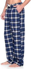 img 3 attached to Comfortable and Stylish: Ashford Brooks Super Flannel Pajama Set for Men's Sleep & Lounge