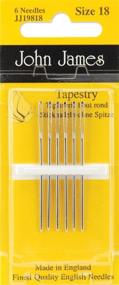 img 1 attached to 🪡 Size 18 Tapestry Hand Needles - Pack of 6