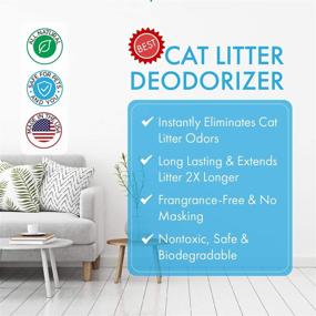 img 3 attached to 🐱 NonScents Cat Litter Deodorizer – Effective Odor Eliminator for Litter Boxes – Fragrance-Free Formula – Prolongs Kitty Litter Lifespan