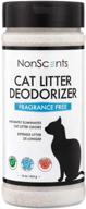 🐱 nonscents cat litter deodorizer – effective odor eliminator for litter boxes – fragrance-free formula – prolongs kitty litter lifespan logo