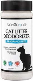 img 4 attached to 🐱 NonScents Cat Litter Deodorizer – Effective Odor Eliminator for Litter Boxes – Fragrance-Free Formula – Prolongs Kitty Litter Lifespan