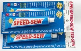 img 2 attached to 🧵 2-Pack Speed-Sew Fabric Glue: Perfect Fabric Mender for 45 Years. Swiftly Sew in Seconds, No Needle and Thread Needed!