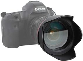 img 3 attached to Easy Hood 82mm Lens Hood: Universal Snap-on Reversible for Canon Nikon Sony Fuji Olympus Pentax 18-135mm EF-S Lens