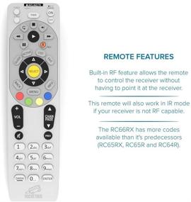 img 1 attached to 📺 RocketBus RC64 RC65 Replacement Remote Control for Directv Receiver HR20, H20, HR21, H21, HR22, H23, HR23, H24, HR24, R15, R16, R22, D11, D12 - Find the Perfect Replacement Remote Control for Your Directv Receiver!