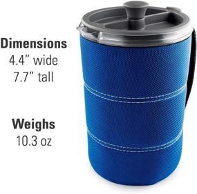 img 3 attached to GSI Outdoors - 30 Fl Oz JavaPress: Идеальный кофейник French Press для приключений в диких местах!