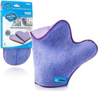 pure-sky ultra microfiber cleaning glove – effortless cleaning with water only - 2-in-1, glass 🧤 and multipurpose combination – magic window polishing glove for streak-free shine - removes stains and dust easily logo