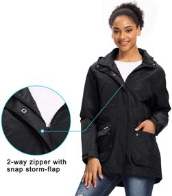 img 2 attached to Freetrack Waterproof Cycling Windbreaker Packable Women's Clothing for Coats, Jackets & Vests