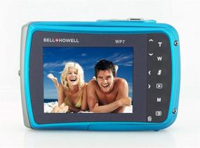 img 1 attached to 📸 Bell+Howell WP7 16 MP Waterproof Digital Camera: HD Video Capture in Stunning Sky Blue