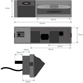 img 3 attached to Интегрированная камера заднего вида с ручкой багажника - камера заднего вида для Ford Focus 2/Focus 3/Focus Turnier Mk3/Escort