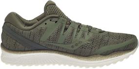 img 2 attached to Experience the Ultimate Performance with Saucony Freedom ISO Olive Shade Men's Athletic Shoes