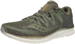 img 3 attached to Experience the Ultimate Performance with Saucony Freedom ISO Olive Shade Men's Athletic Shoes