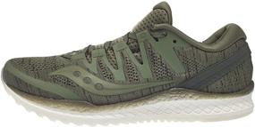 img 4 attached to Experience the Ultimate Performance with Saucony Freedom ISO Olive Shade Men's Athletic Shoes