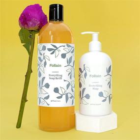 img 1 attached to 🌿 Follain Everything Lavender Liquid Hand Soap - Moisturizing, Skin-Softening Castile Soap for Bathroom and Kitchen - Biodegradable, Essential Oil-based, Non-Toxic, Cruelty-Free - 16 fl oz