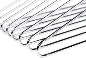 img 3 attached to 👔 Superior Quality Hangers: 30 Heavy Duty Metal Suit Hangers with Polished Chrome – 30 Pack!