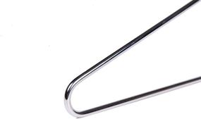 img 2 attached to 👔 Superior Quality Hangers: 30 Heavy Duty Metal Suit Hangers with Polished Chrome – 30 Pack!